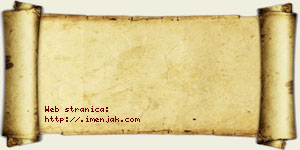 Anđela Šijan vizit kartica